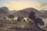 John glover Twilight,Ullswater mid 1820s Spain oil painting artist